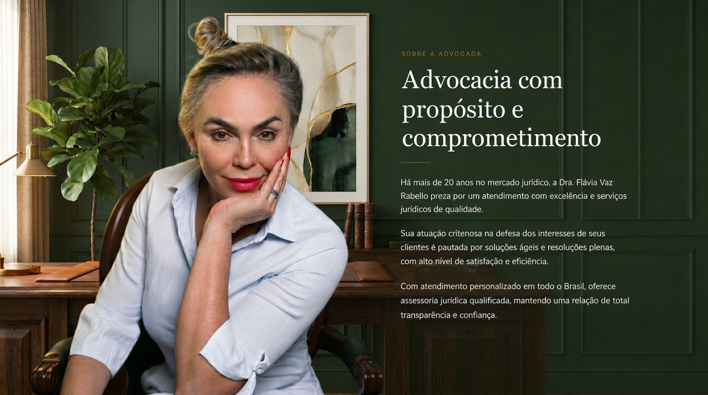 Sobre a Dra. Flávia Vaz Rabello